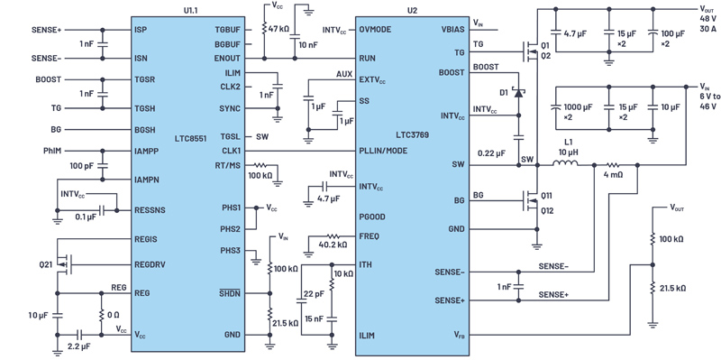 Multiply Power of a Boost Converter with a Phase Expander